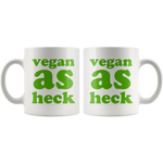 Load image into Gallery viewer, Vegan as heck mug - Guestbookery
