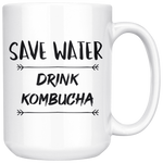 Load image into Gallery viewer, Save Water Drink Kombucha 15oz - Guestbookery
