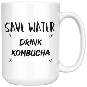 Save Water Drink Kombucha 15oz - Guestbookery