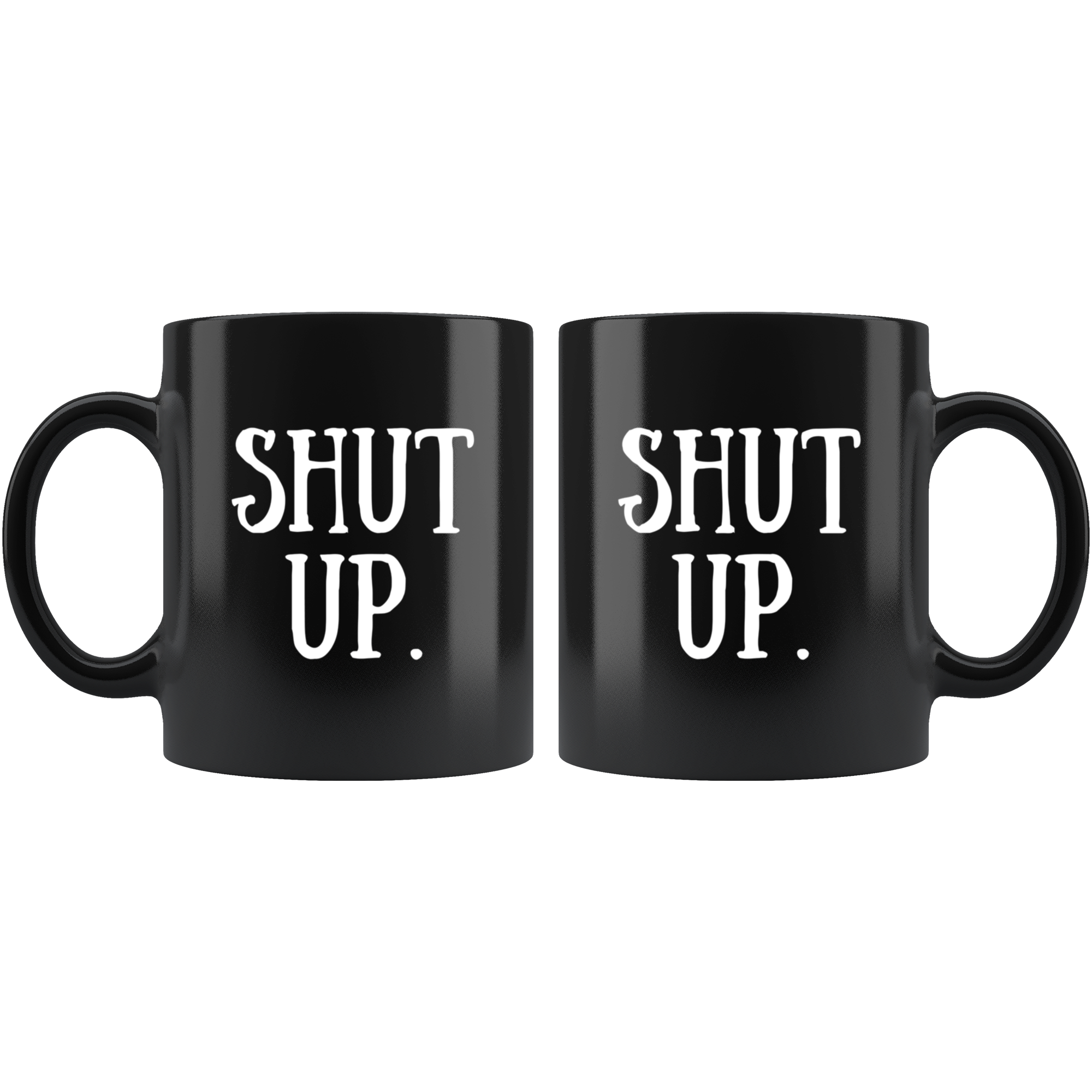 Shut Up - Black - Guestbookery