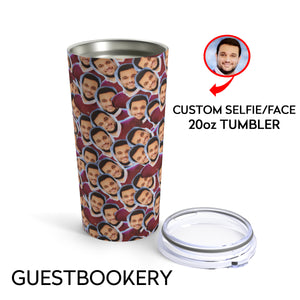 CUSTOM FACES 20oz TUMBLER - Guestbookery