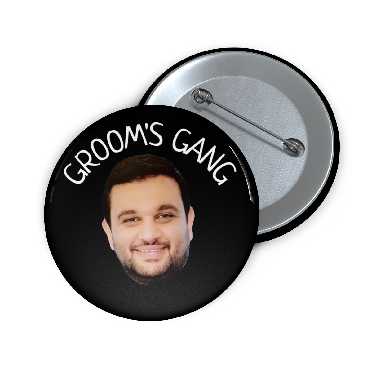 Custom Face Groomsman Pin