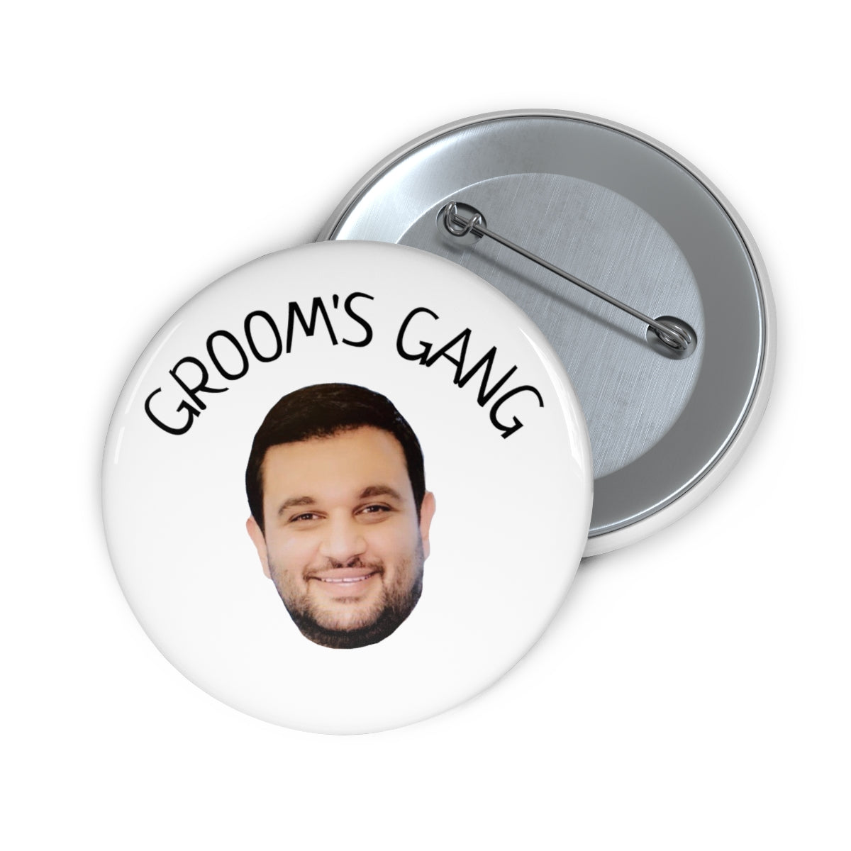 Custom Face Groomsman Pin