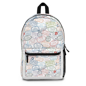 Passport Stamps Backpack - Guestbookery