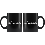 Load image into Gallery viewer, Okurrr - Black Mug - Guestbookery
