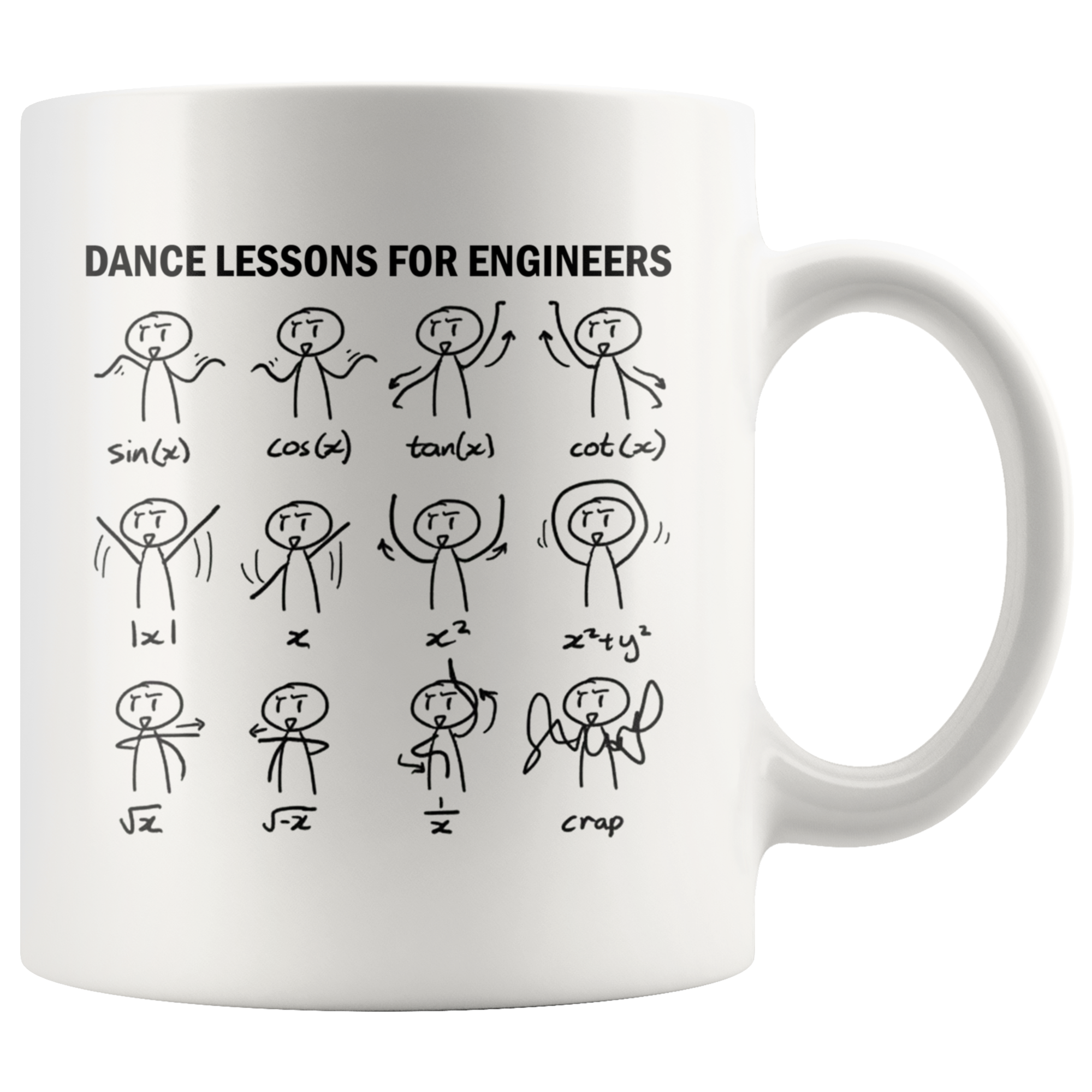 Dance Lessons White Mug - Guestbookery