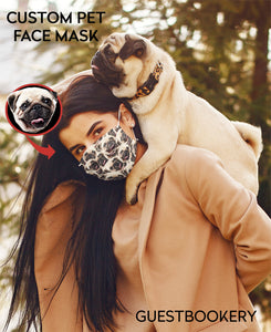 Custom pet face mask