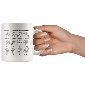 Dance Lessons White Mug - Guestbookery