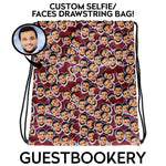 Load image into Gallery viewer, Custom Faces Drawstring Bag
