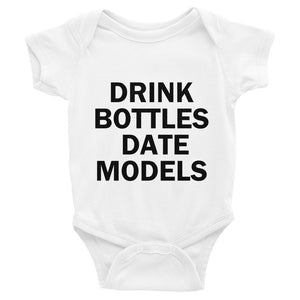 Drink Bottles Date Models Onesie