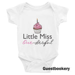 Load image into Gallery viewer, Little Miss Onederful Onesie
