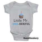Load image into Gallery viewer, Little Mr Onederful Onesie
