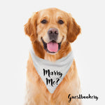 Load image into Gallery viewer, Marry Me Proposal Dog Bandana
