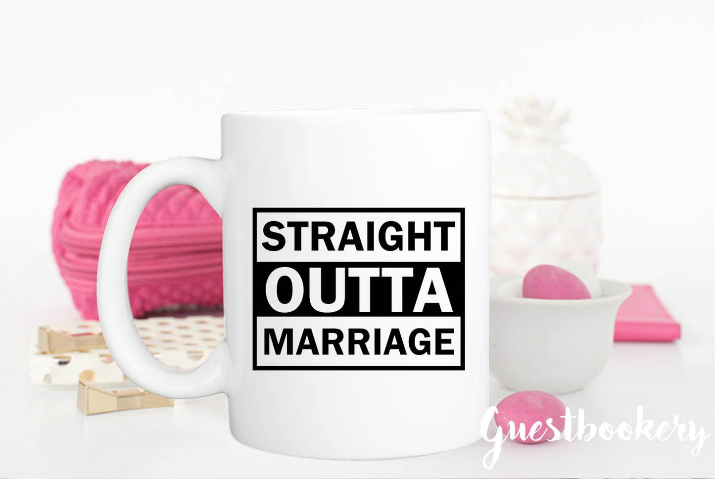 Straight Outta Marriage Divorce Mug