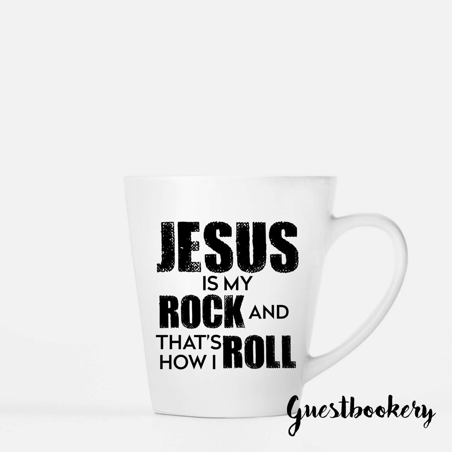 Jesus Is My Rock And Thats How I Roll Mug