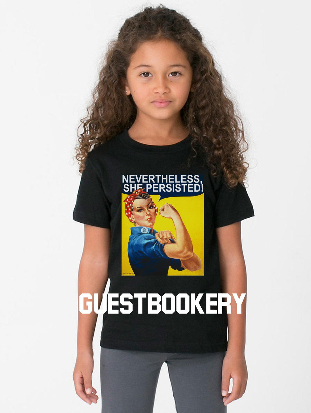 Nevertheless She Persisted Kid's T-shirt - Guestbookery