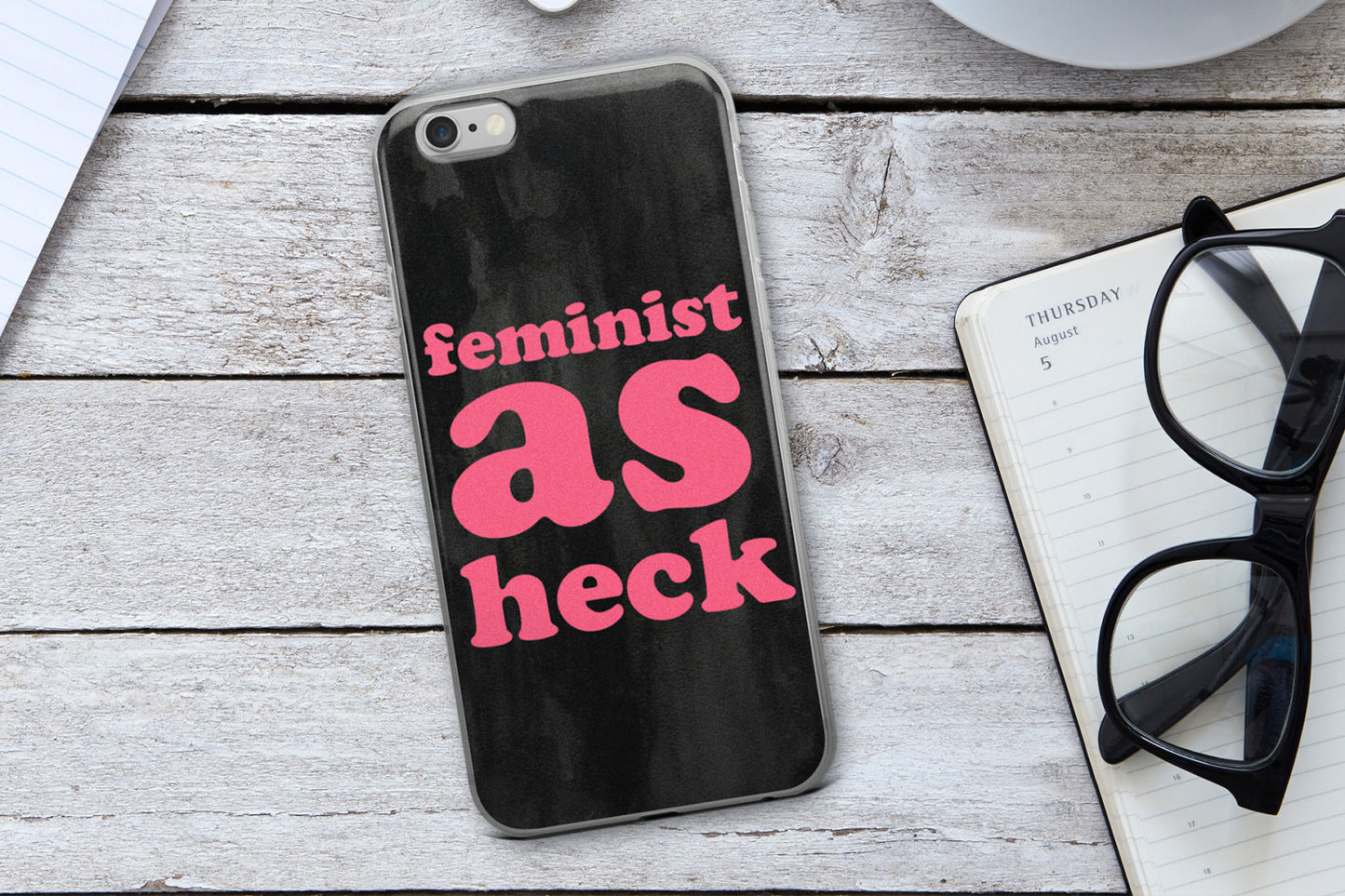 Feminist As Heck Phone Case