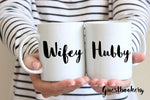 Load image into Gallery viewer, Wifey And Hubby Mugs
