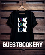 Load image into Gallery viewer, Love T-shirt - Guestbookery

