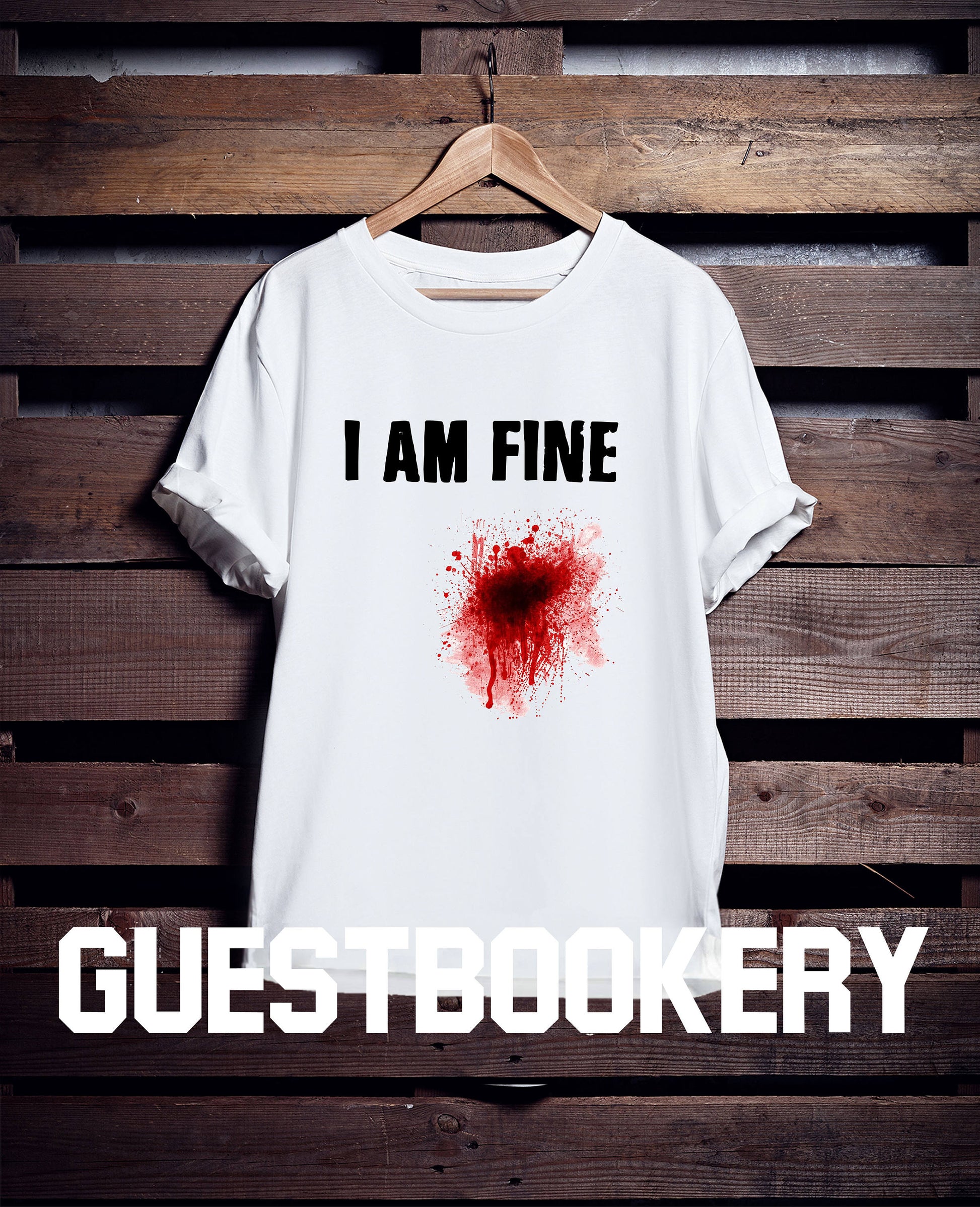I Am Fine Halloween T-shirt