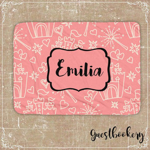 Custom Pink Baby Blanket