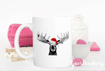 Load image into Gallery viewer, Reindeer Christmas Mug - Guestbookery
