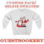 Load image into Gallery viewer, Custom Face Ugly Christmas Mr. &amp; Mrs. Claus Sweatshirt - Guestbookery

