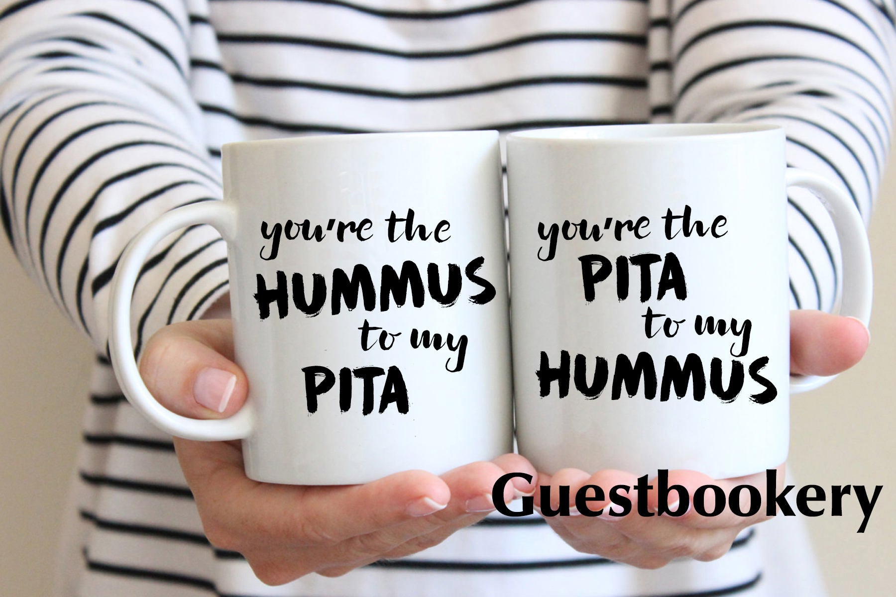 Hummus and Pita Mugs