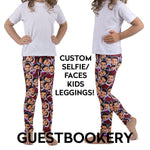 Load image into Gallery viewer, Custom Faces Kid&#39;s Leggings
