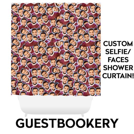 Custom Faces Shower Curtain