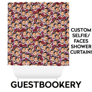 Custom Faces Shower Curtain