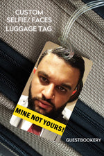 Load image into Gallery viewer, Custom Face Luggage Tag - Mine Not Yours
