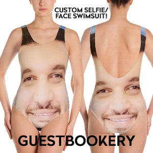 One Piece Swimsuit With Custom Face