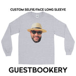 Load image into Gallery viewer, Custom Face Long Sleeve Shirt - Guestbookery
