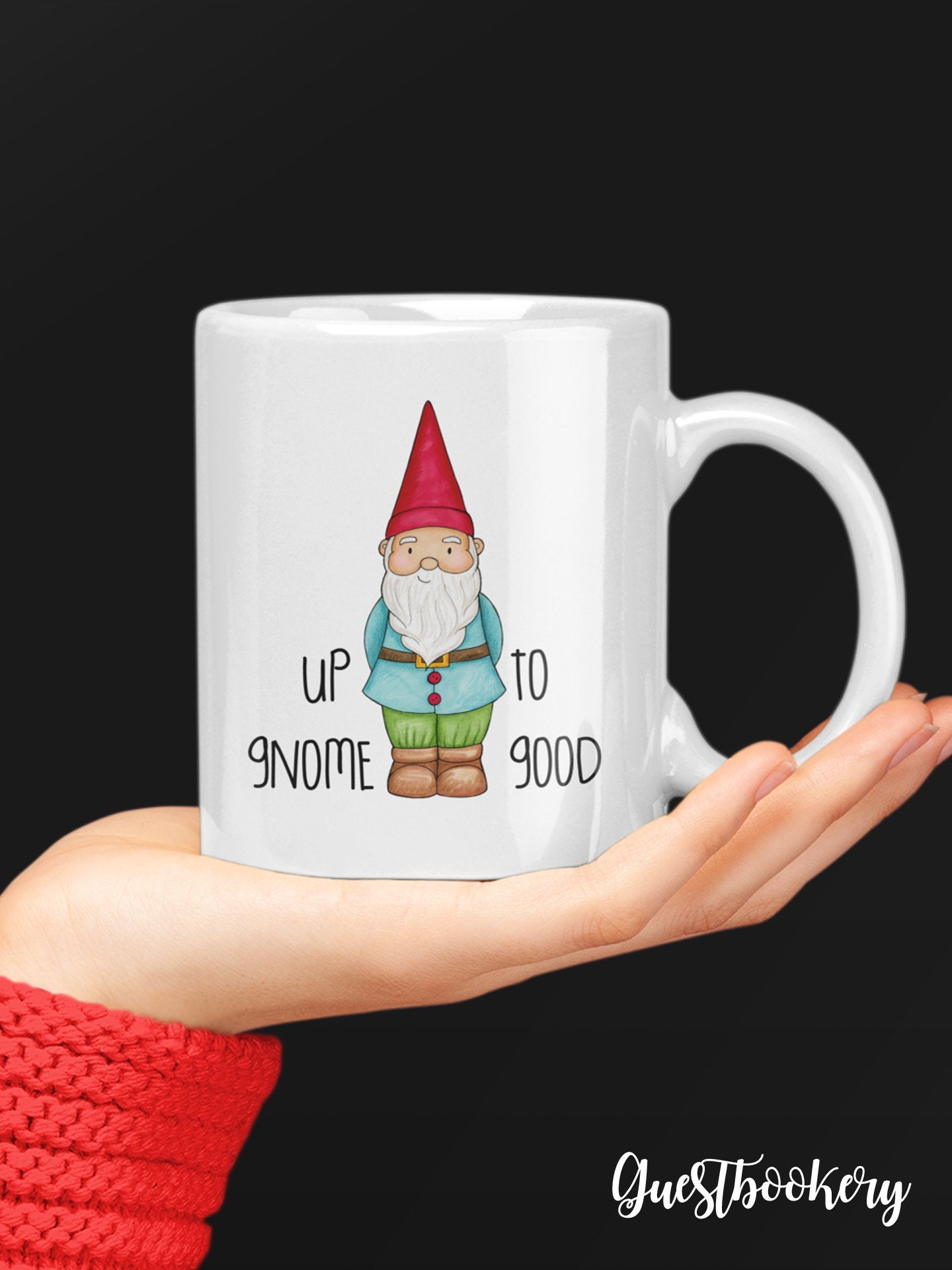 Up To Gnome Good Christmas Mug