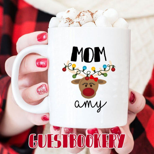 Custom Mom Christmas Mug