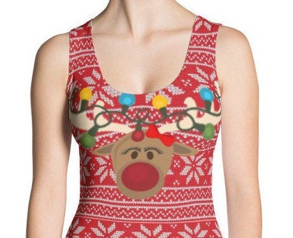 Reindeer Christmas Dress - Guestbookery
