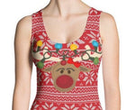 Load image into Gallery viewer, Reindeer Christmas Dress - Guestbookery
