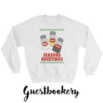 Load image into Gallery viewer, Seasons Greetings Christmas Sweatshirt - Guestbookery
