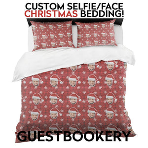 Custom Faces Christmas Bedding - Guestbookery