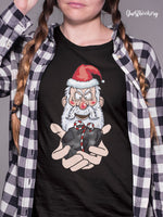 Load image into Gallery viewer, Evil Santa T-shirt - Guestbookery
