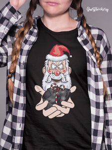 Evil Santa T-shirt - Guestbookery