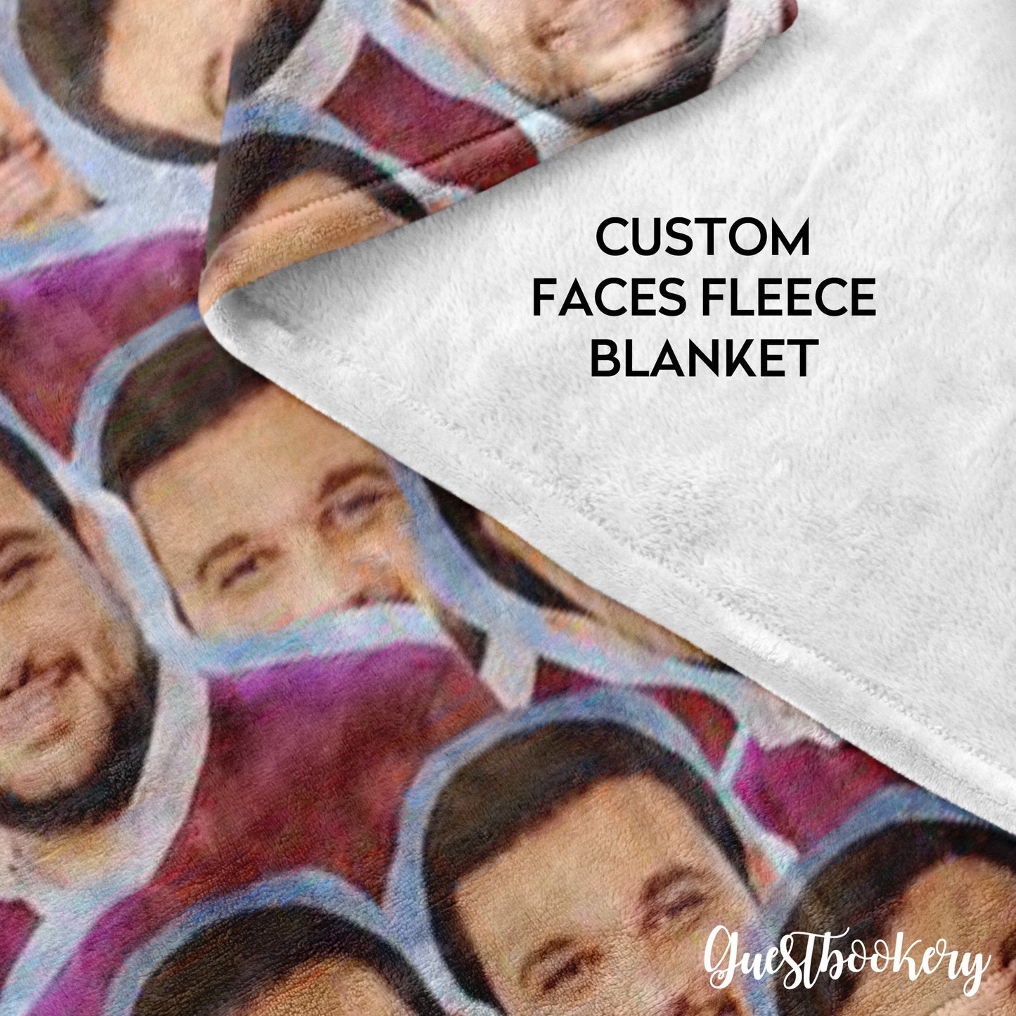 Custom Faces Baby Blanket