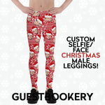 Load image into Gallery viewer, Custom Faces Christmas Male Leggings - Guestbookery
