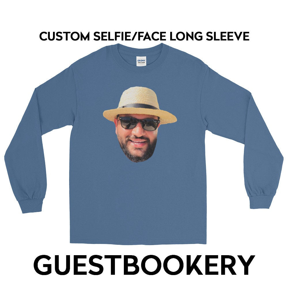 Custom Face Long Sleeve Shirt - Guestbookery