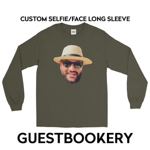 Custom Face Long Sleeve Shirt - Guestbookery