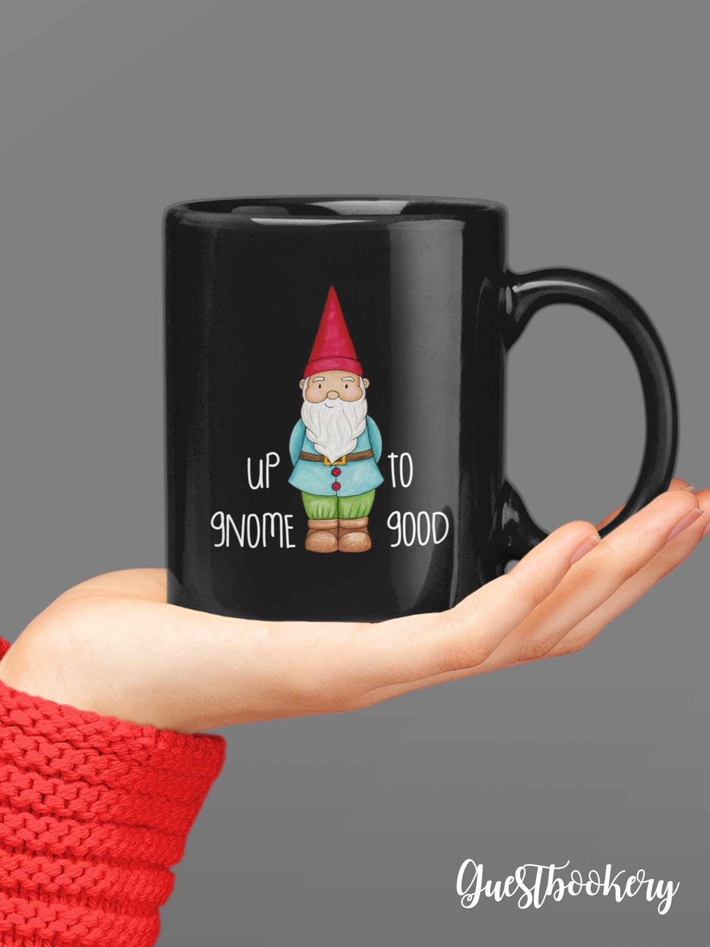 Up To Gnome Good Christmas Mug