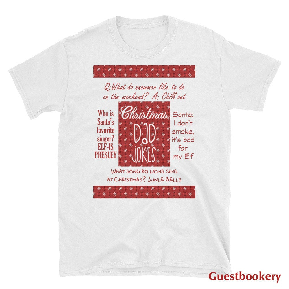 Dad Jokes Christmas T-shirt - Guestbookery