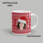 Load image into Gallery viewer, Custom Face Christmas Mug - Guestbookery
