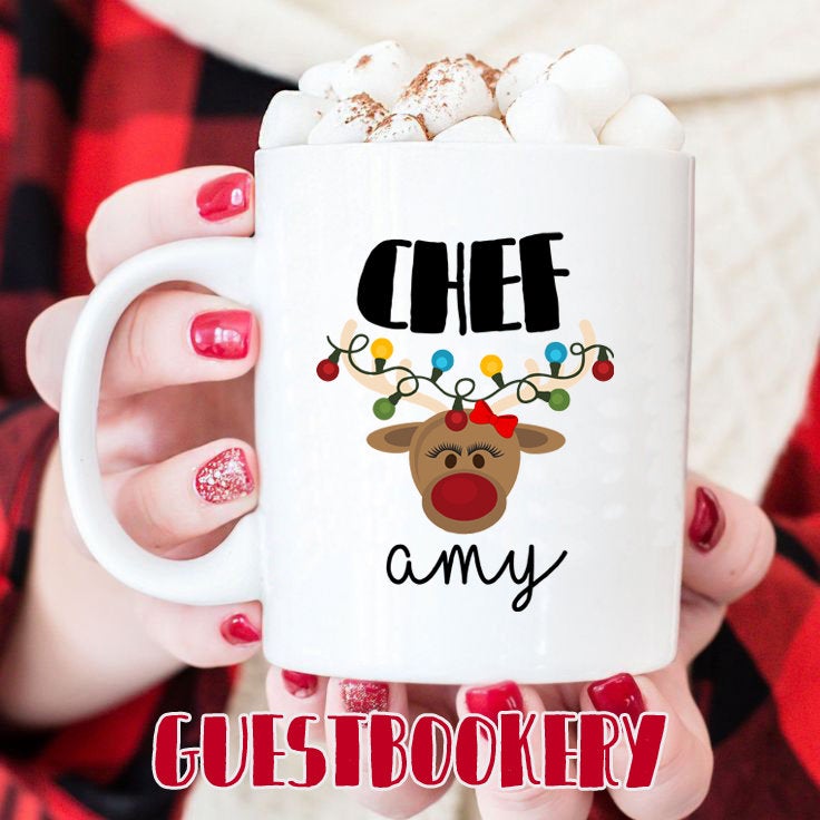 Custom Chef Christmas Mug